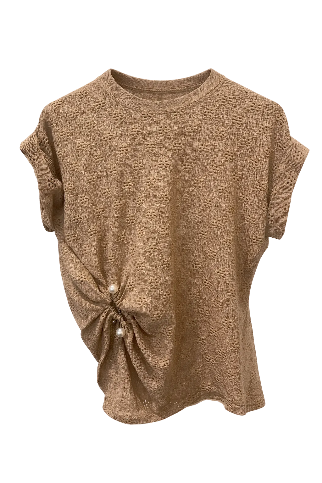 Honeycomb Pearl Detail Top