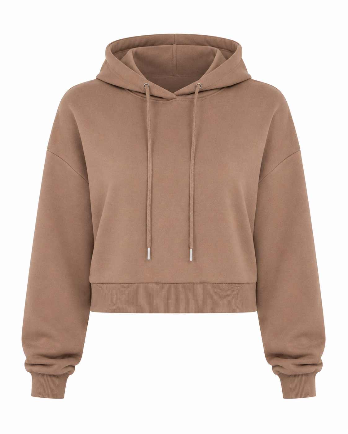 Taupe Drawstring Hoodie