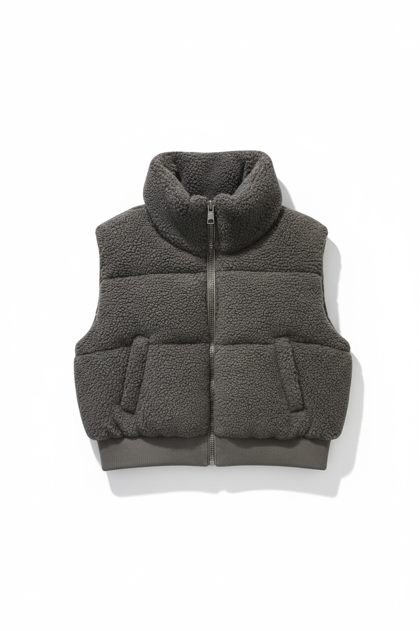 Thick Sherpa Teddy Vest