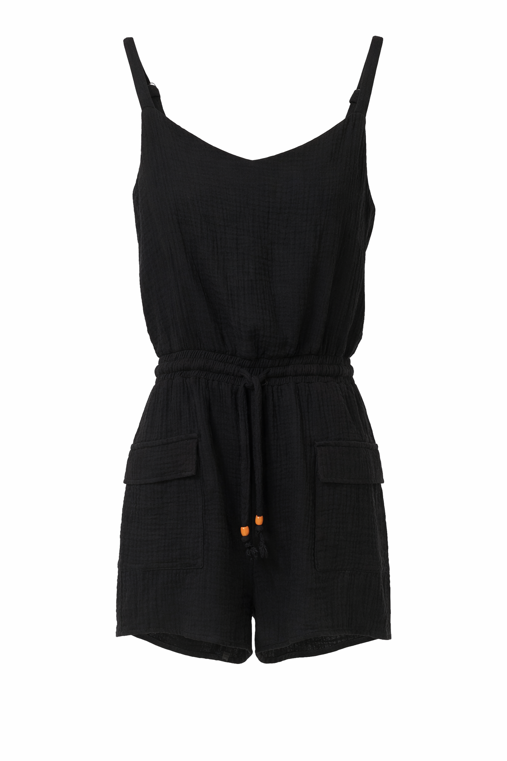 Crepe Cargo Romper