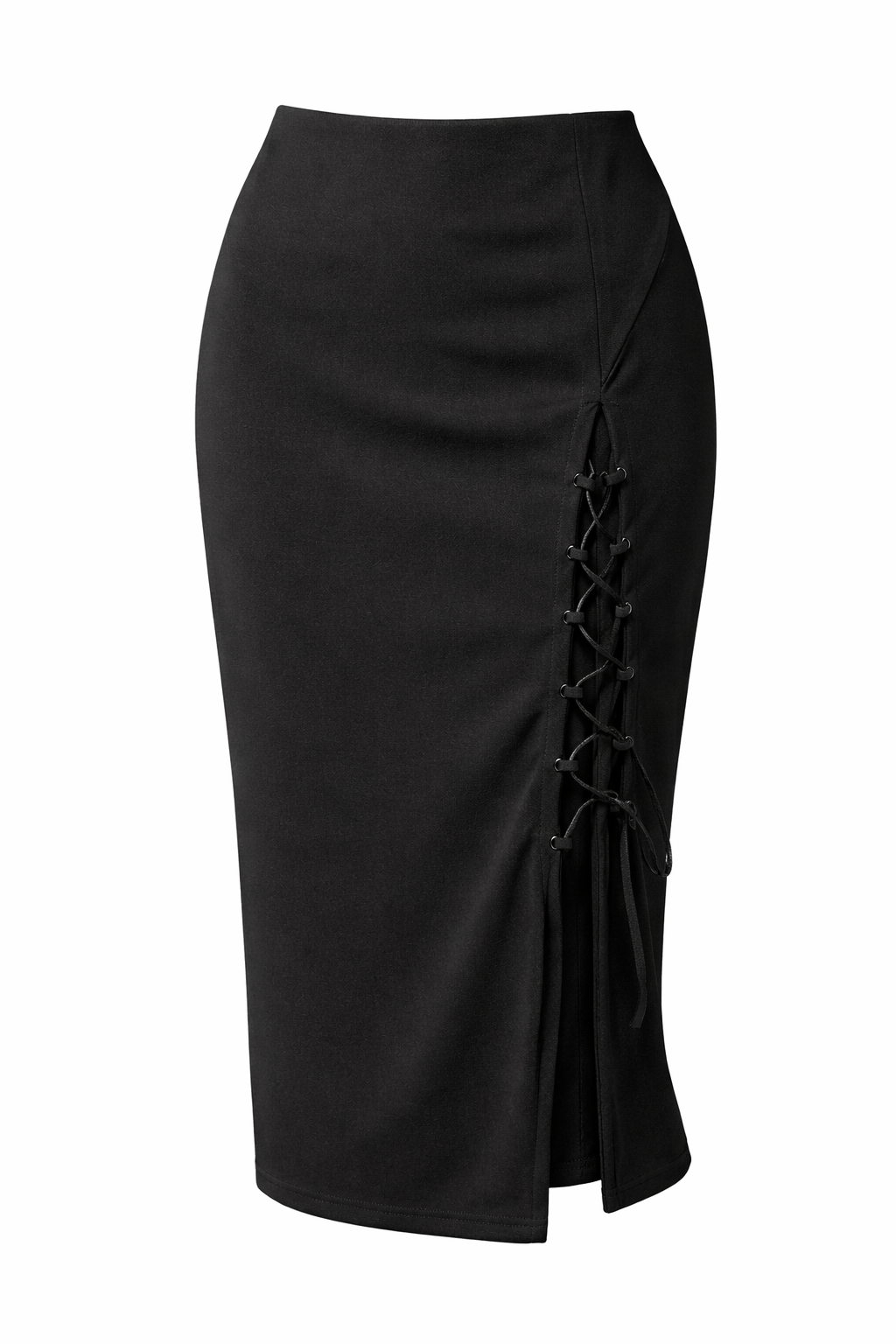 Lace Up Midi Skirt