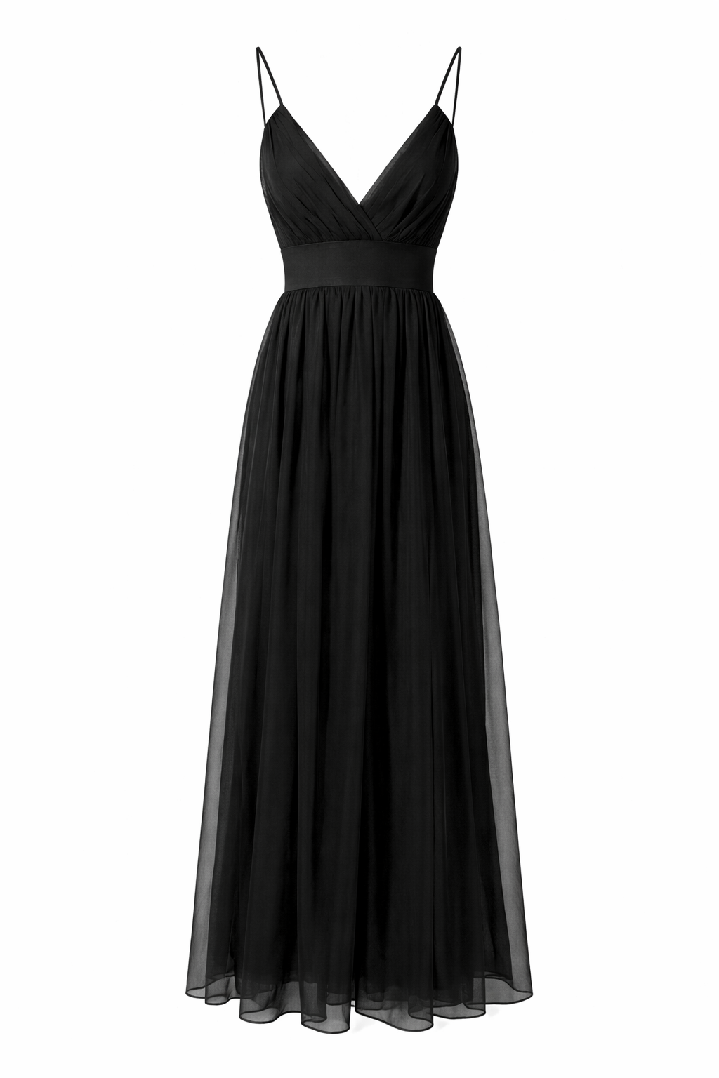 Mesh Layered Maxi Dress