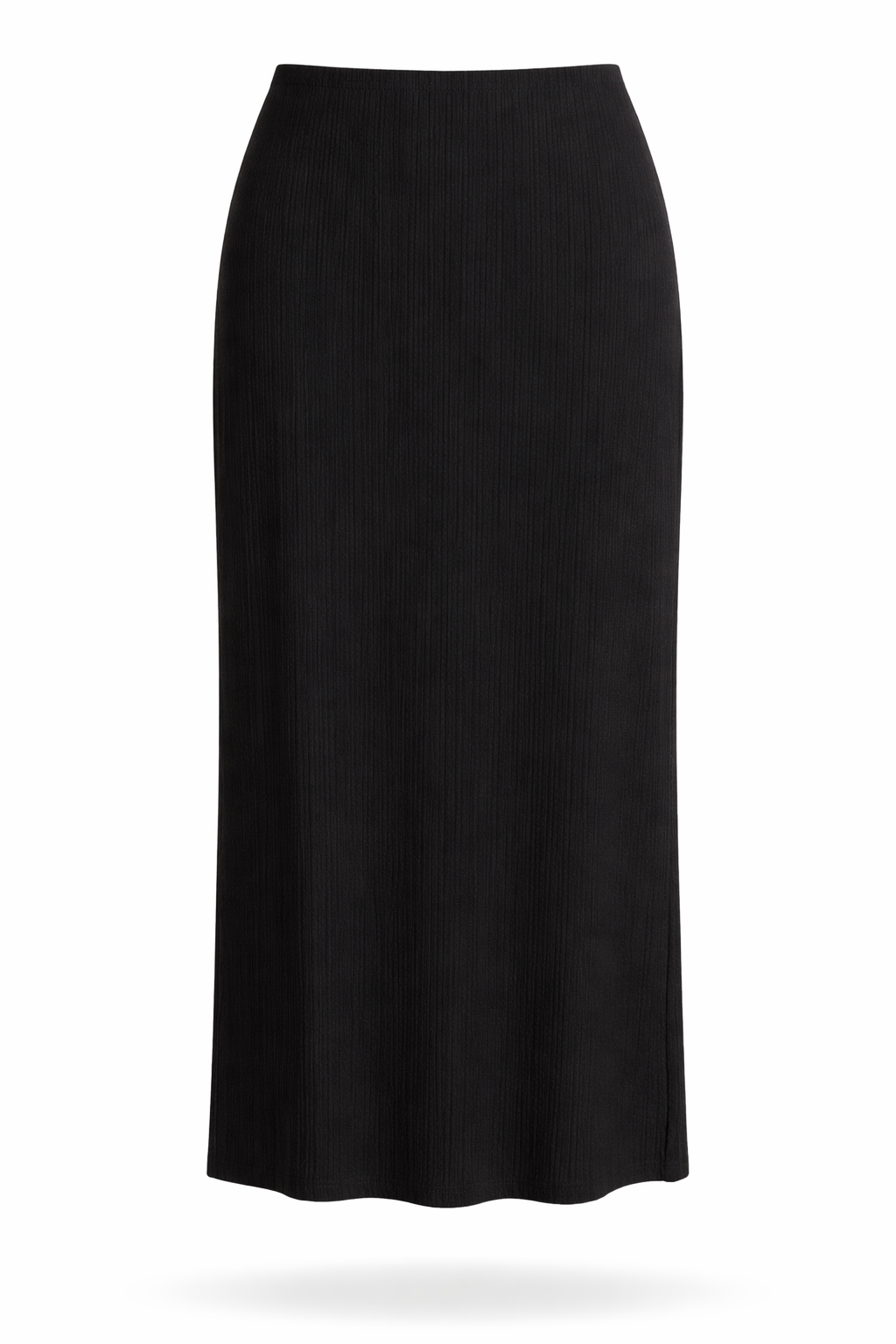 Textured Split Skirt