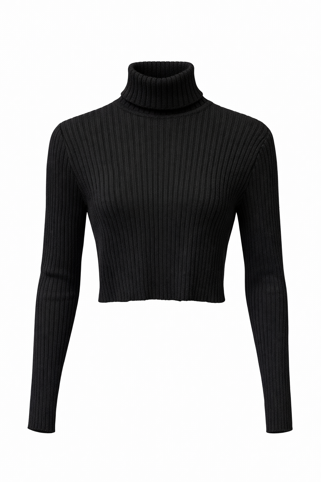 Thick Crop Turtleneck