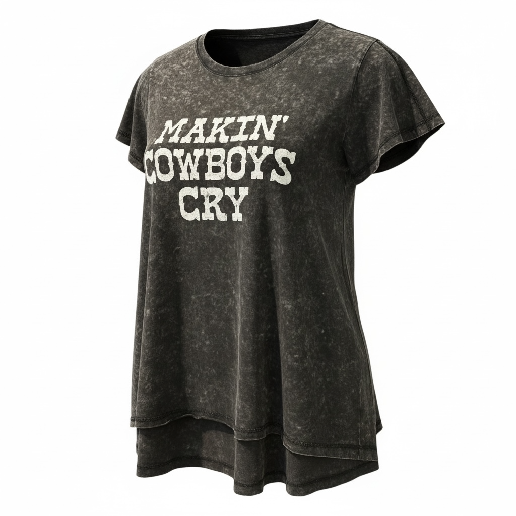 Makin Cowboys Cry T-Shirt Dress