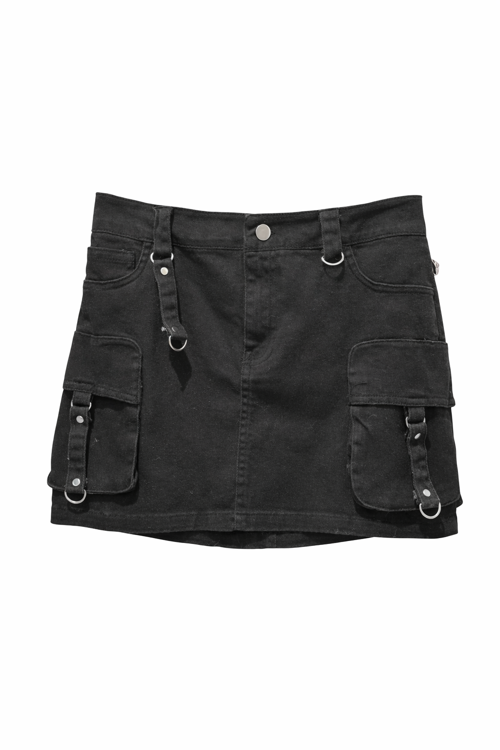 Mini Pocket Denim Skirt