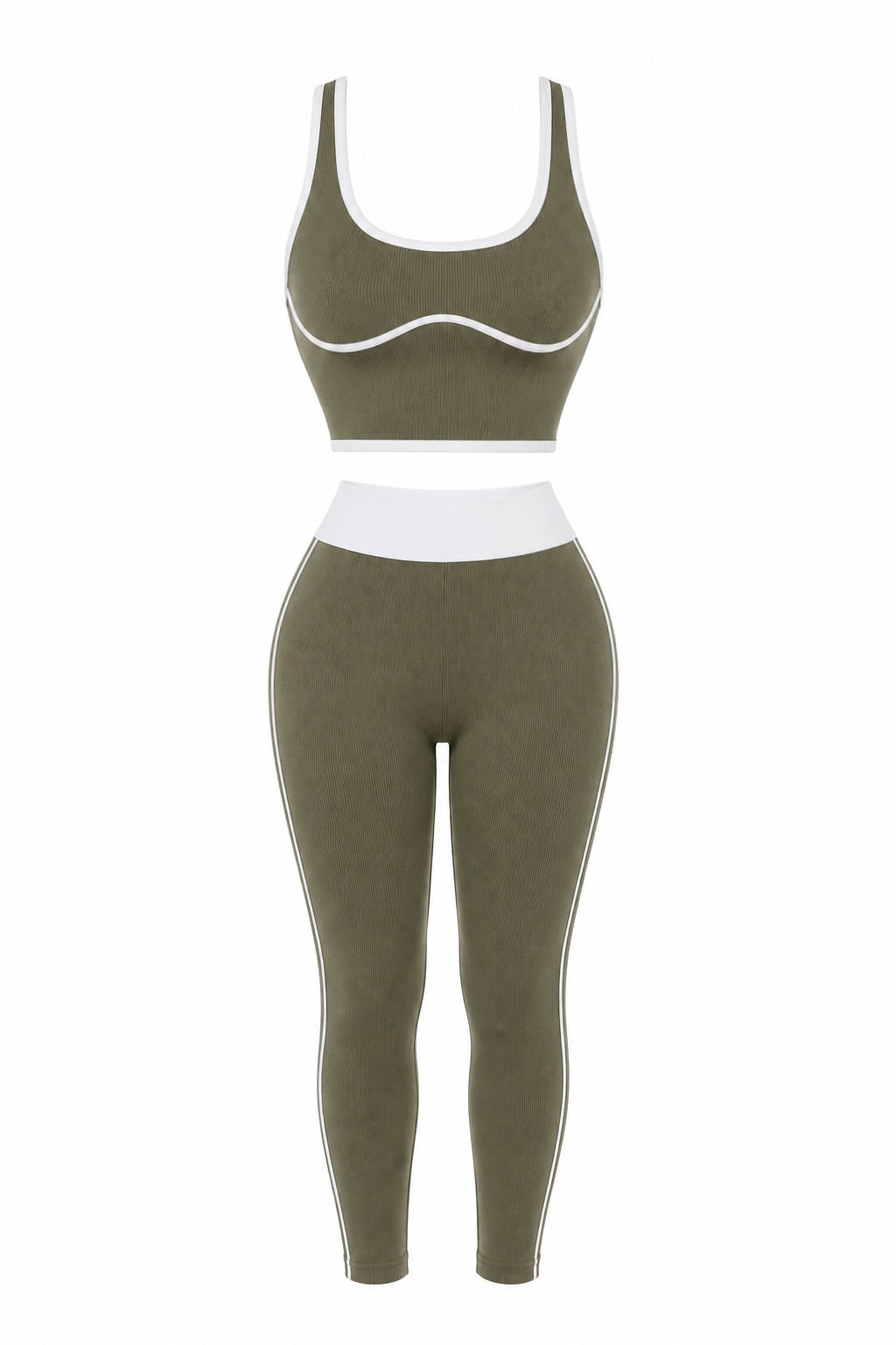 Seamless Ribbed Legging Set