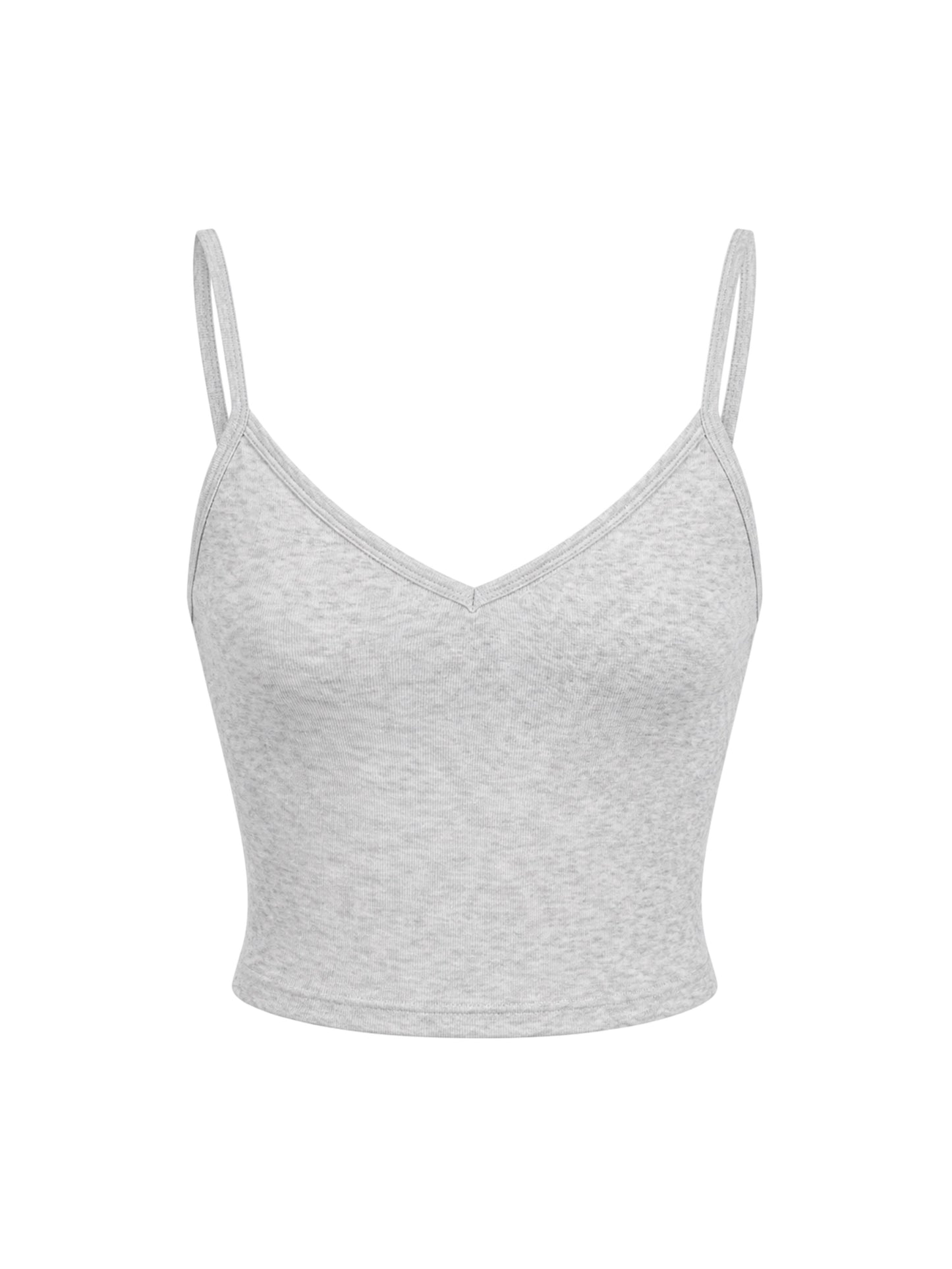 Solid V Neck Tank Top