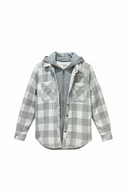 Hoodie Sherpa Flannel