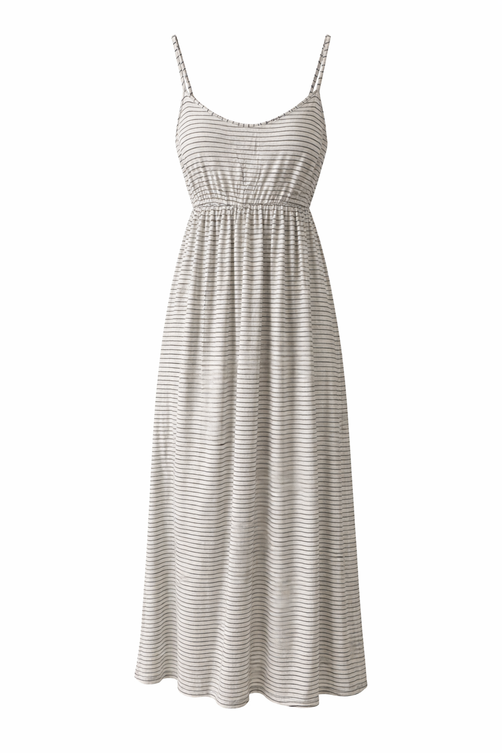 Soft Stripe Cotten Maxi Dress