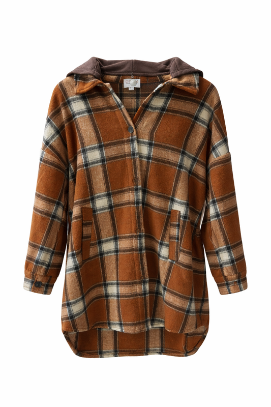 Long Hooded Shacket