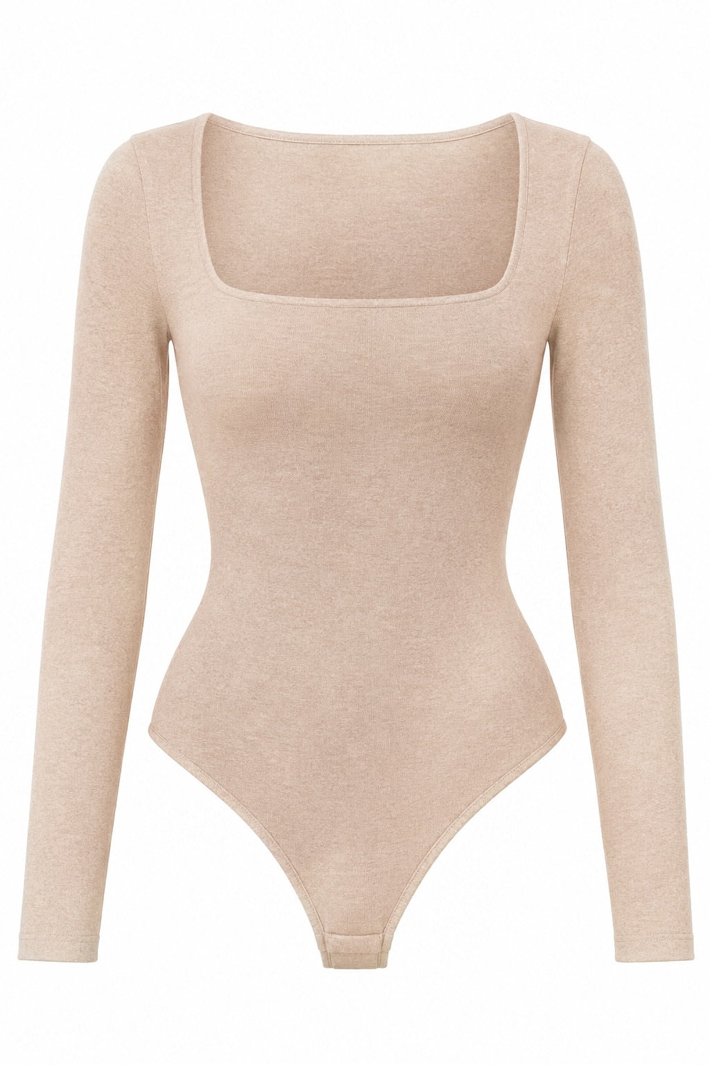 Soft Ribbed Square Neck Body Suit