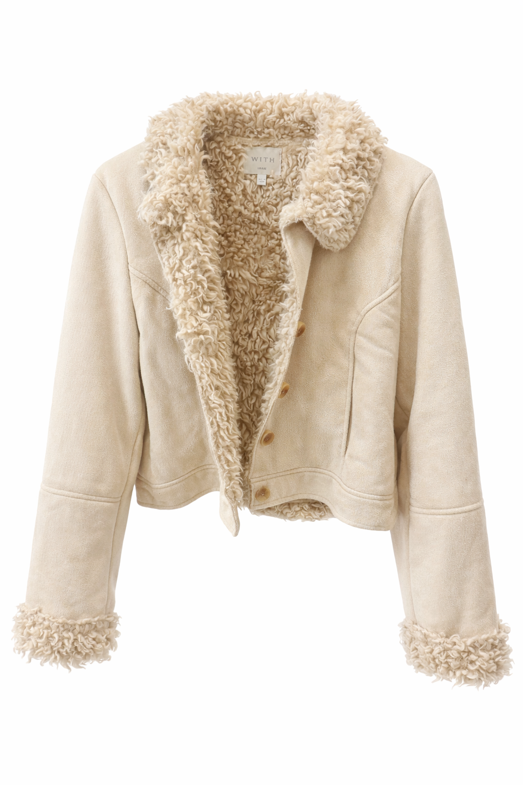 Vegan Suede Poodle Jacket