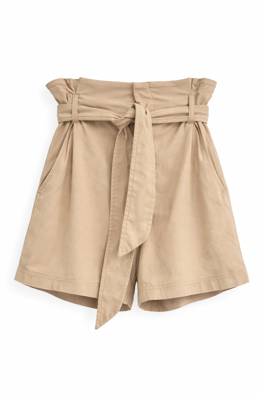 Tie Paper Bag Shorts