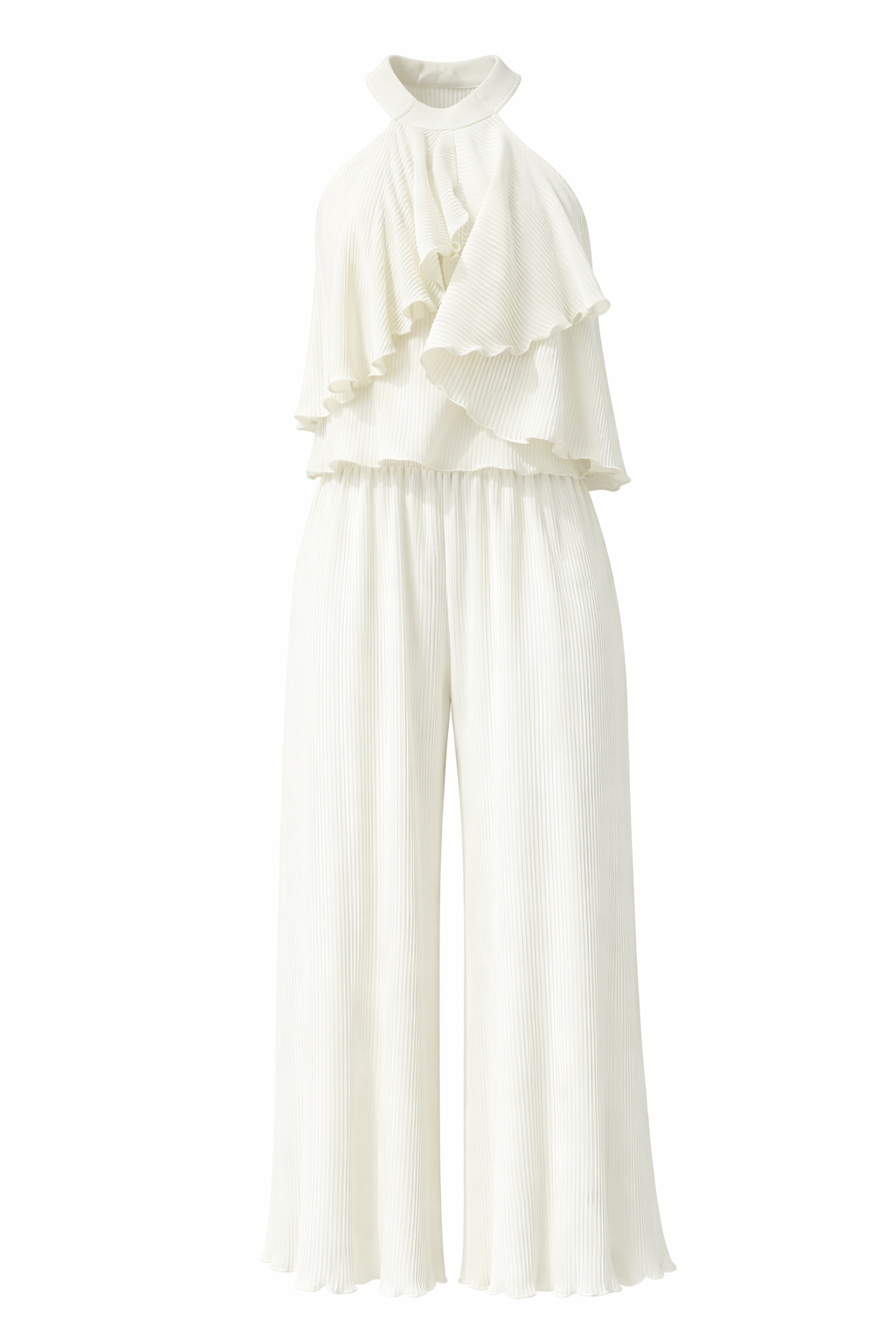 Strapless Top Pleated Pants Set