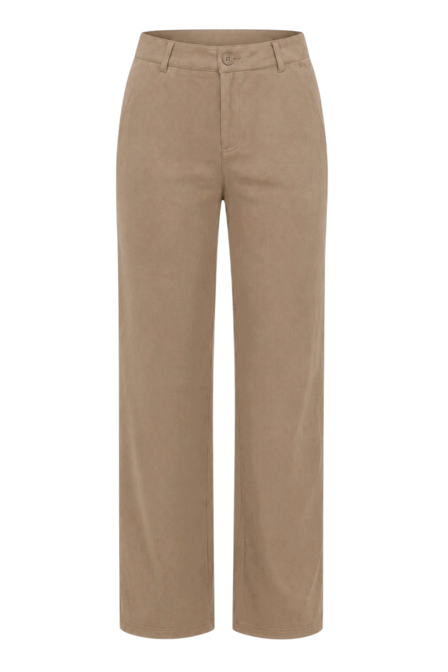 Faux Suede Dress Pants