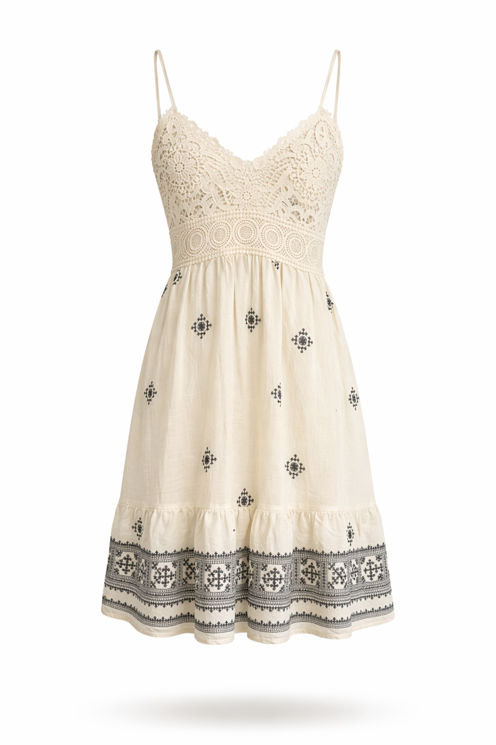 Boho Mini Tie Dress