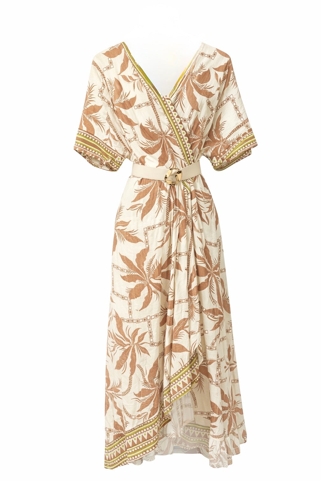 Belted Bohemian Tribal Dress
