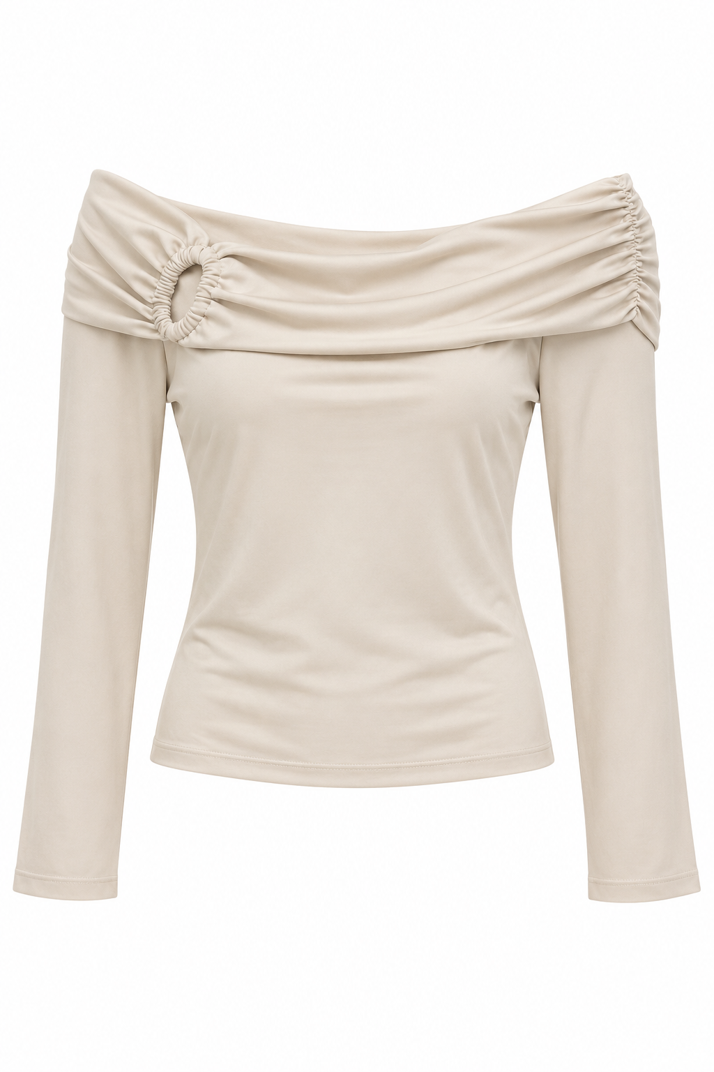Off The Shoulder Long Sleeve Top