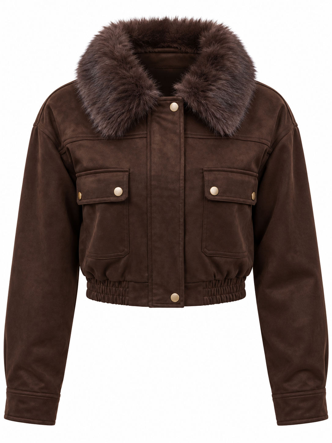 Faux Suede Jacket