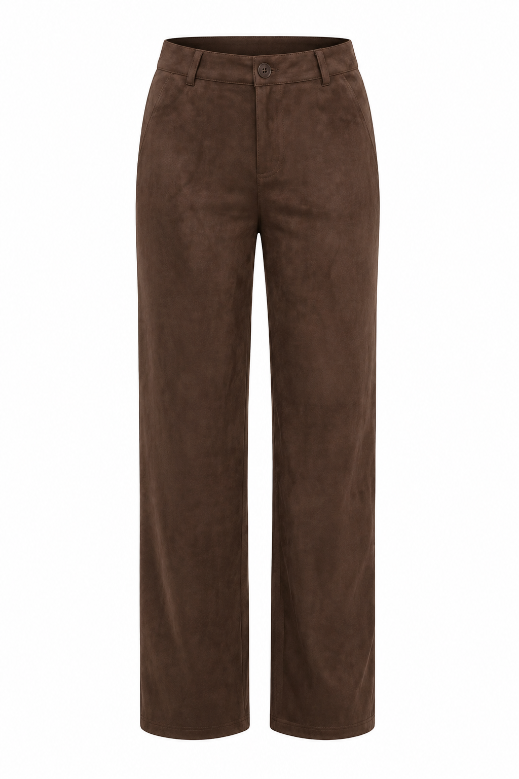 Faux Suede Dress Pants