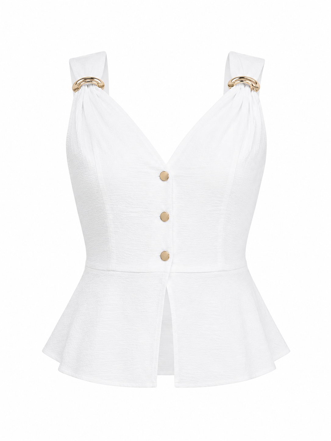 Gold Button Tank