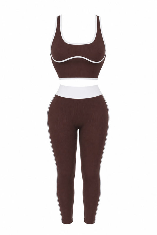 Seamless Ribbed Legging Set