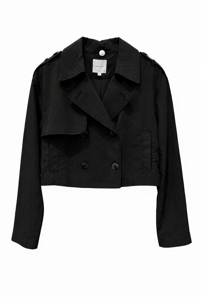 Crop Trench Coat