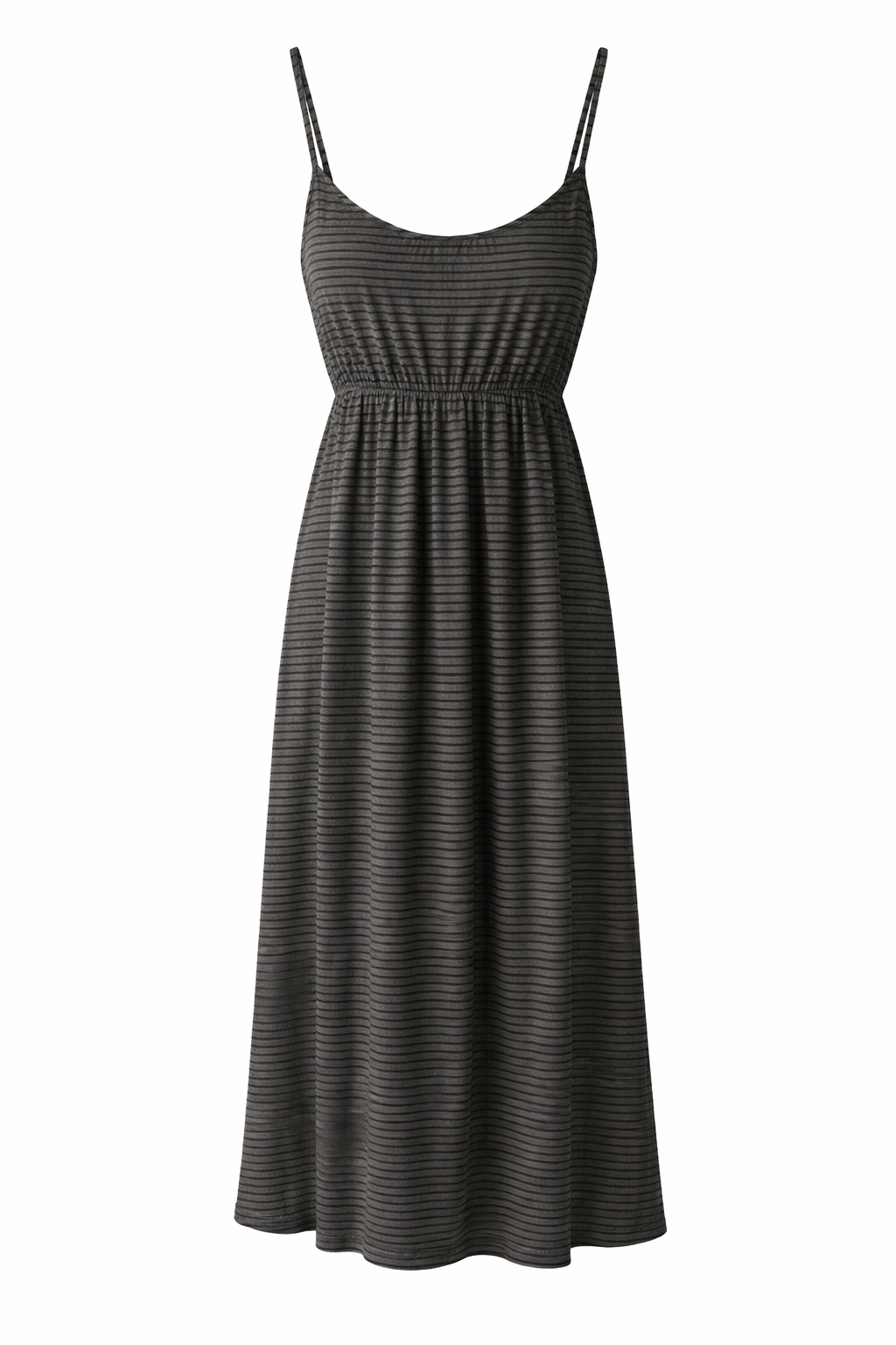 Soft Stripe Cotten Maxi Dress