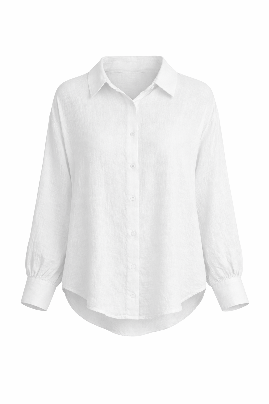 Airy Textured Button Down