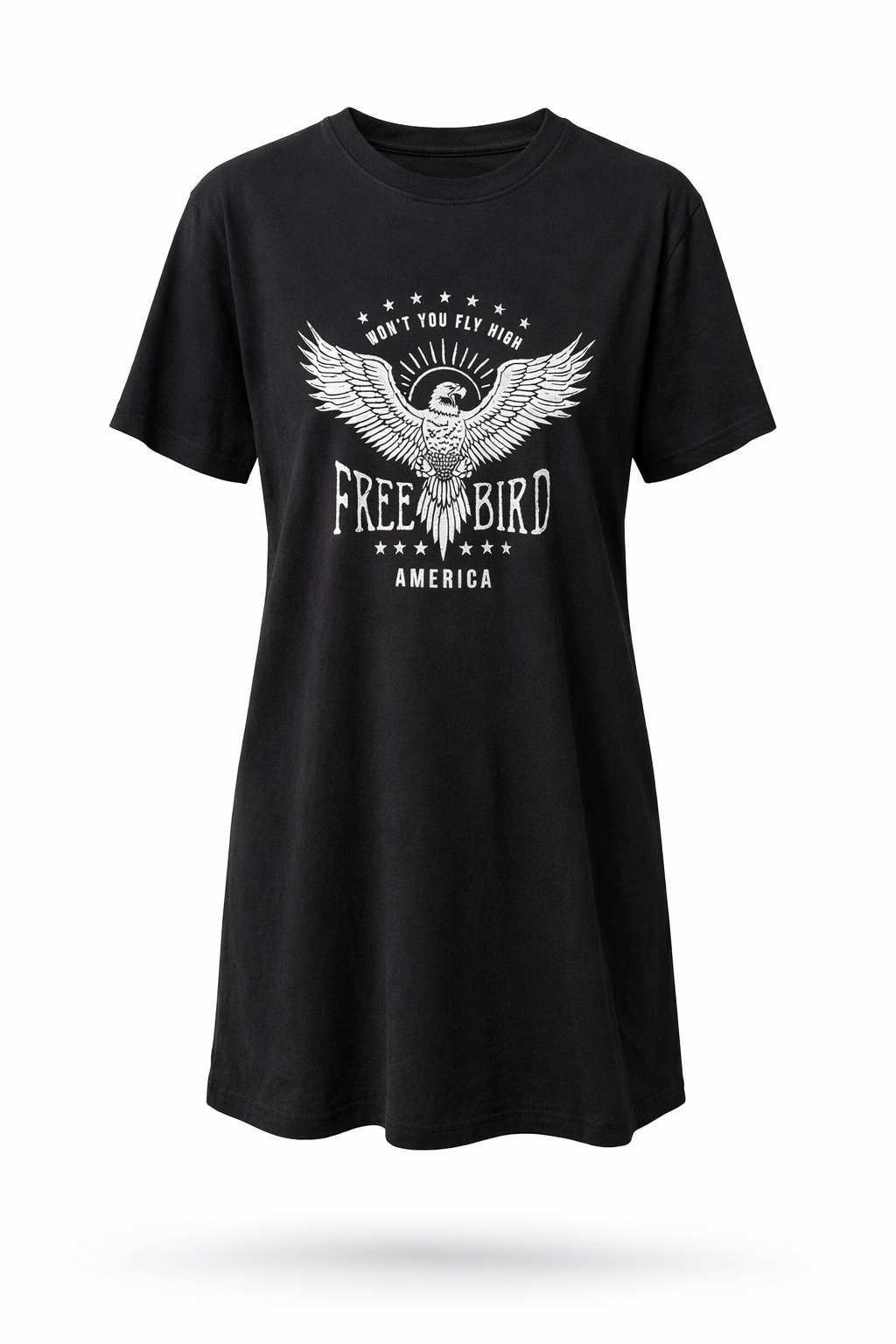 Free Bird T-Shirt Dress