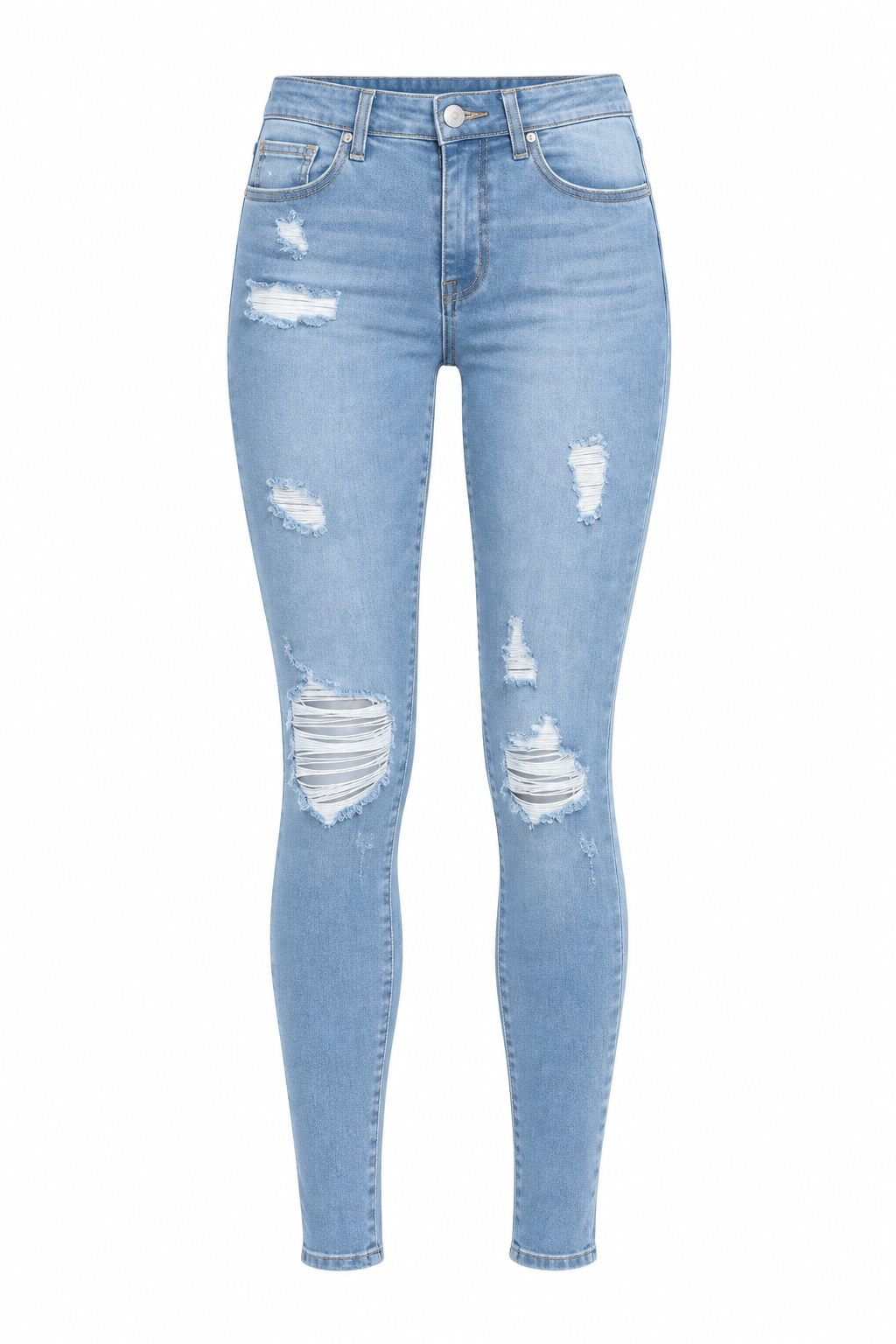 Light Ripped Skinny Jeans