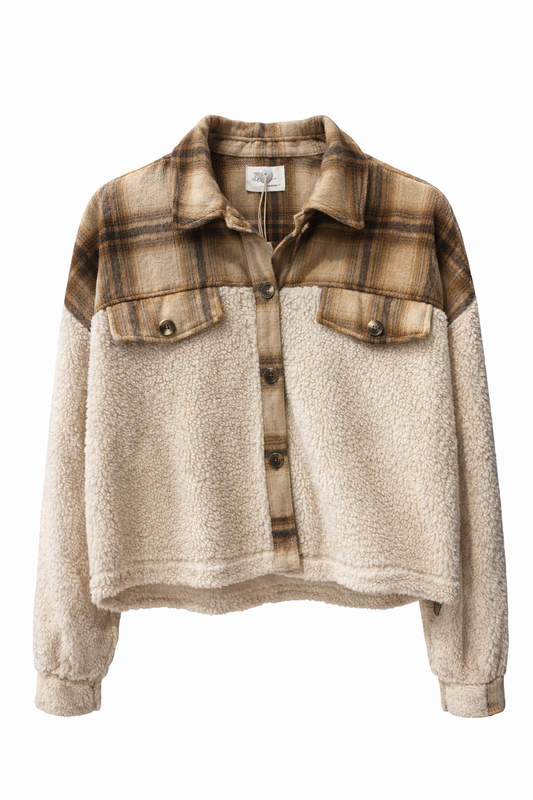Plaid Sherpa Shacket