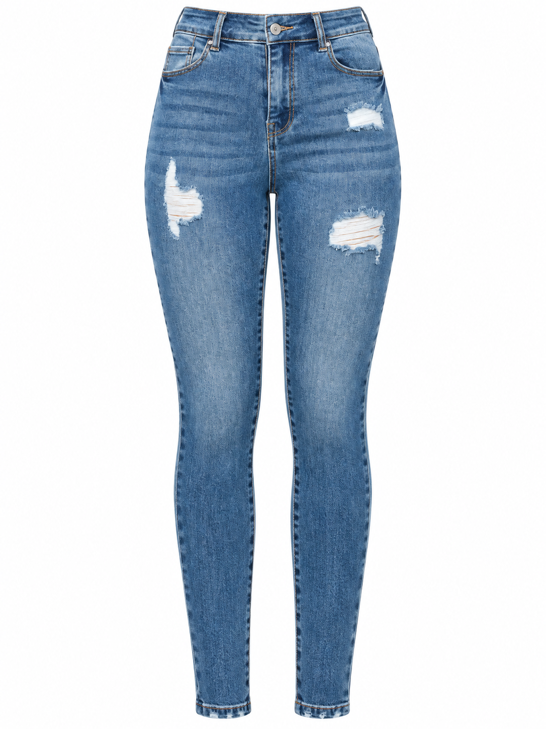 Medium Ripped Skinny Jeans