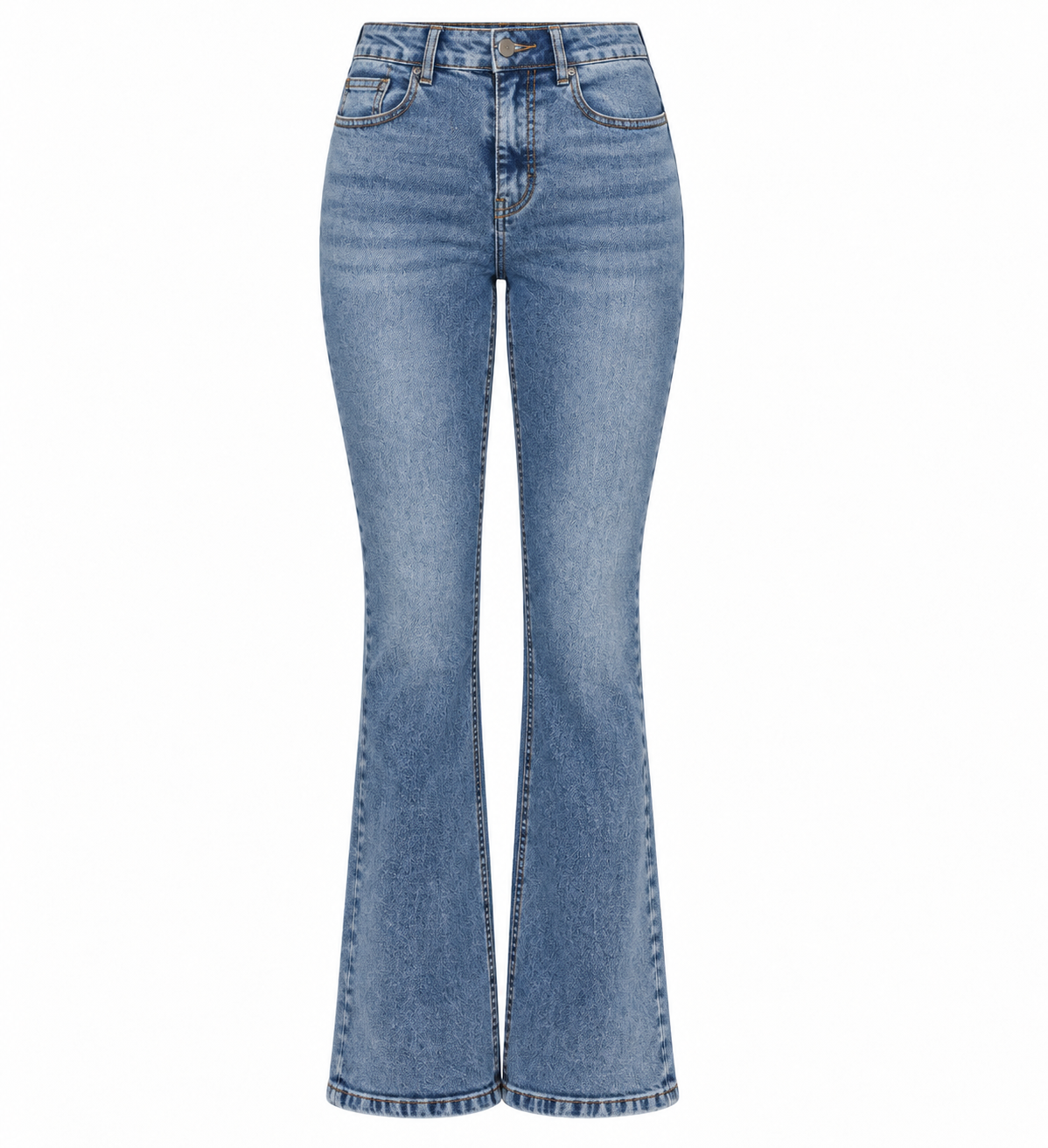 Acid Wash Boot Cut Jeans