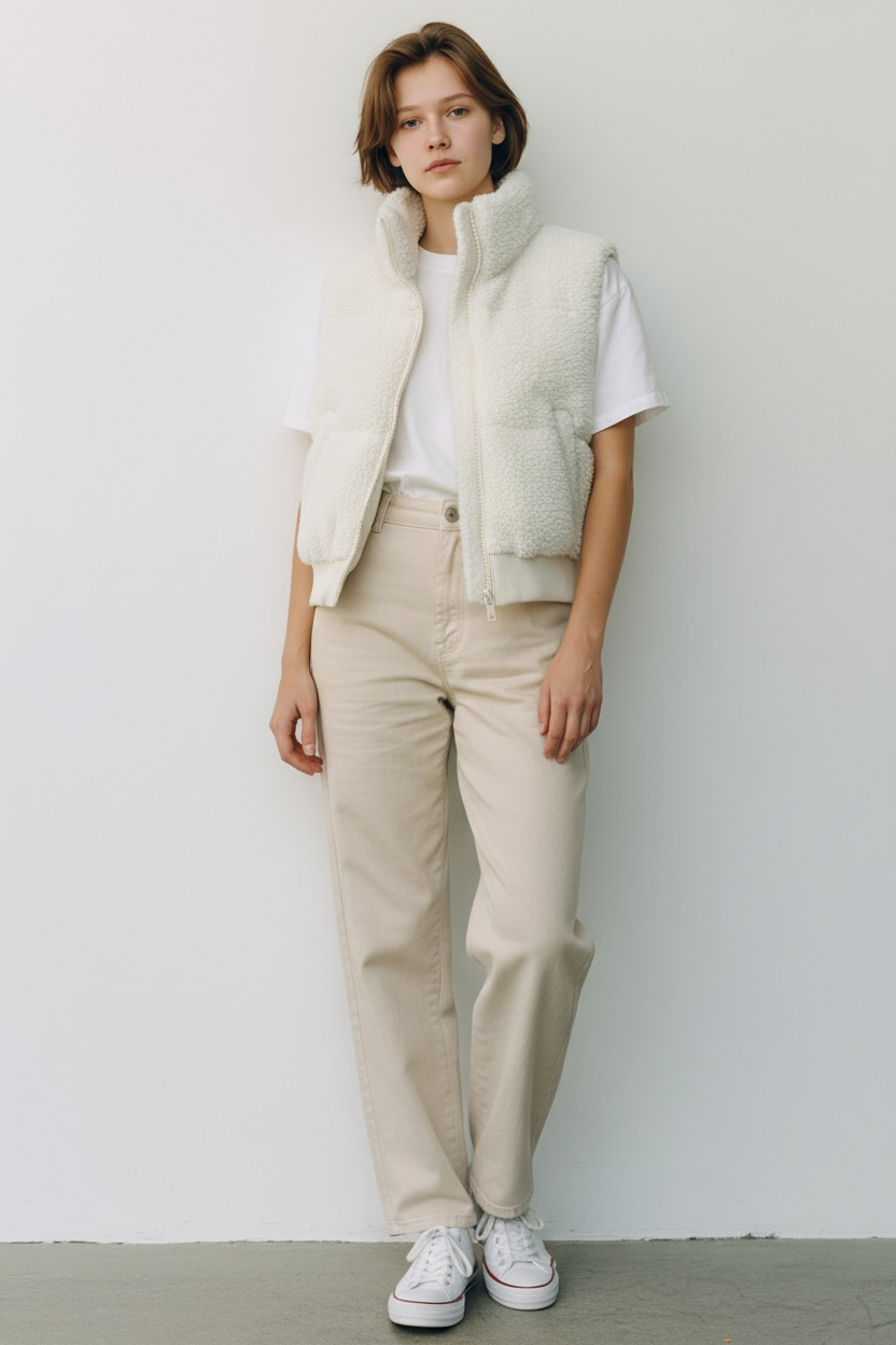 Thick Sherpa Teddy Vest