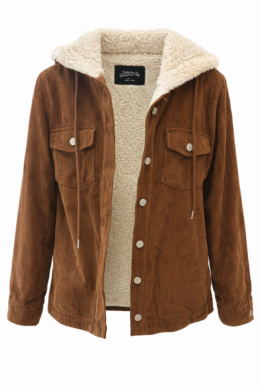 Corduroy Sherpa Shacket