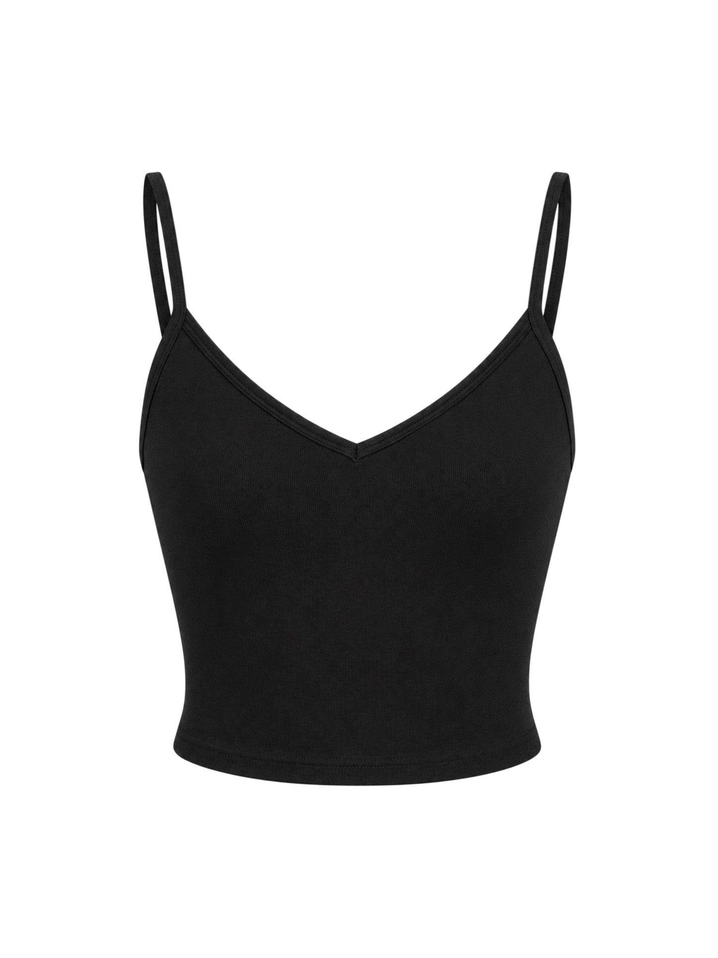 Solid V Neck Tank Top