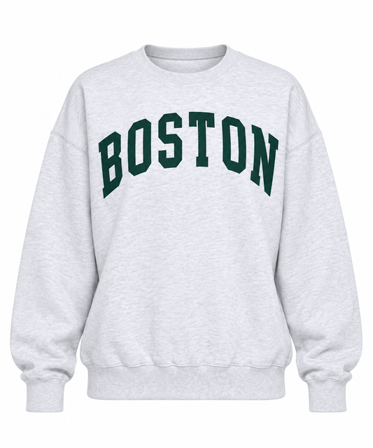 Boston Embroidered Pullover