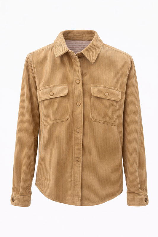 Reversible Corduroy Shacket