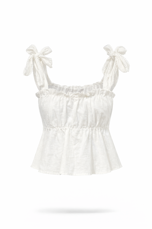 Ruffle Tie Top