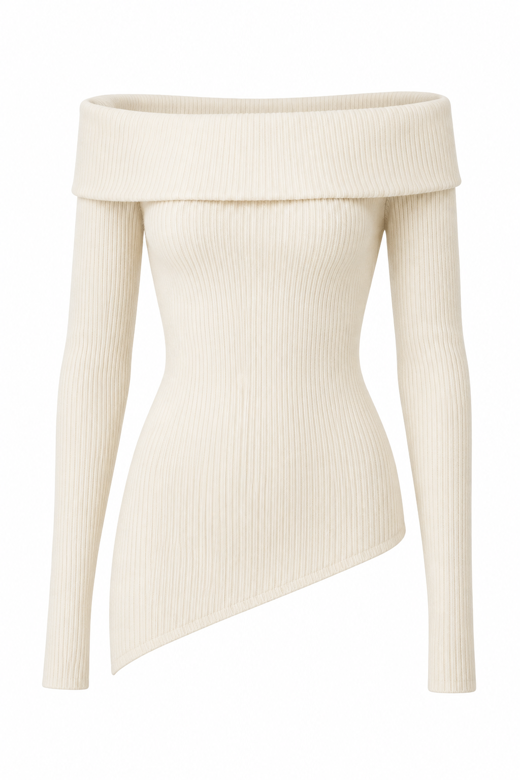 Ribbed Off the Shoulder Sweater