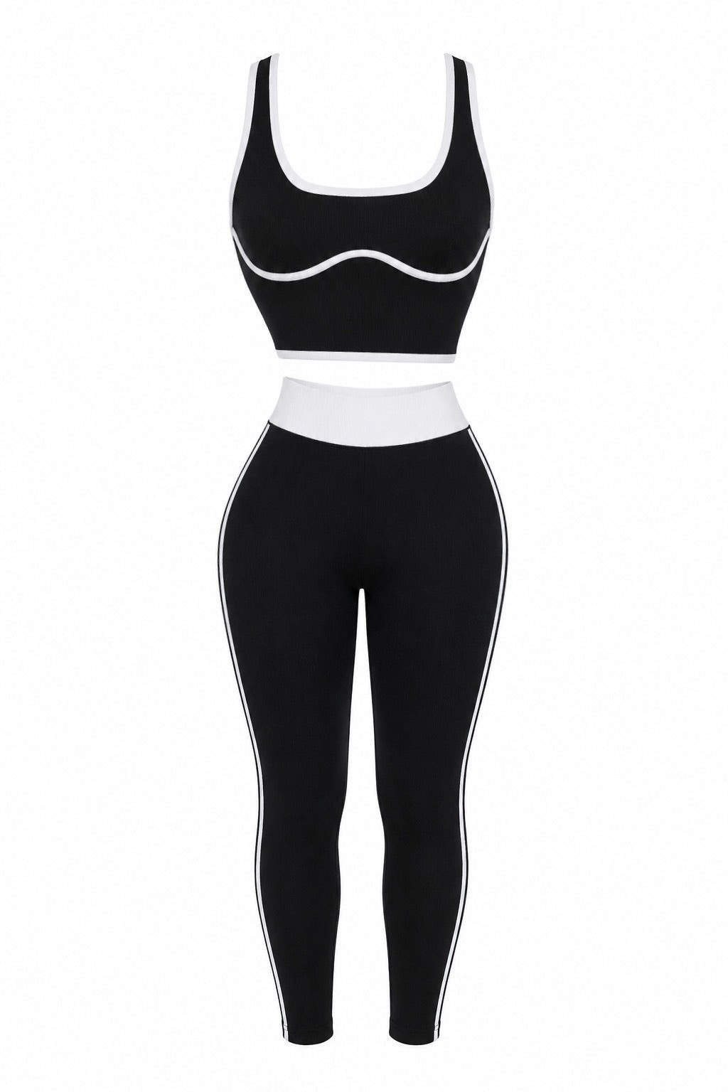 Seamless Ribbed Legging Set