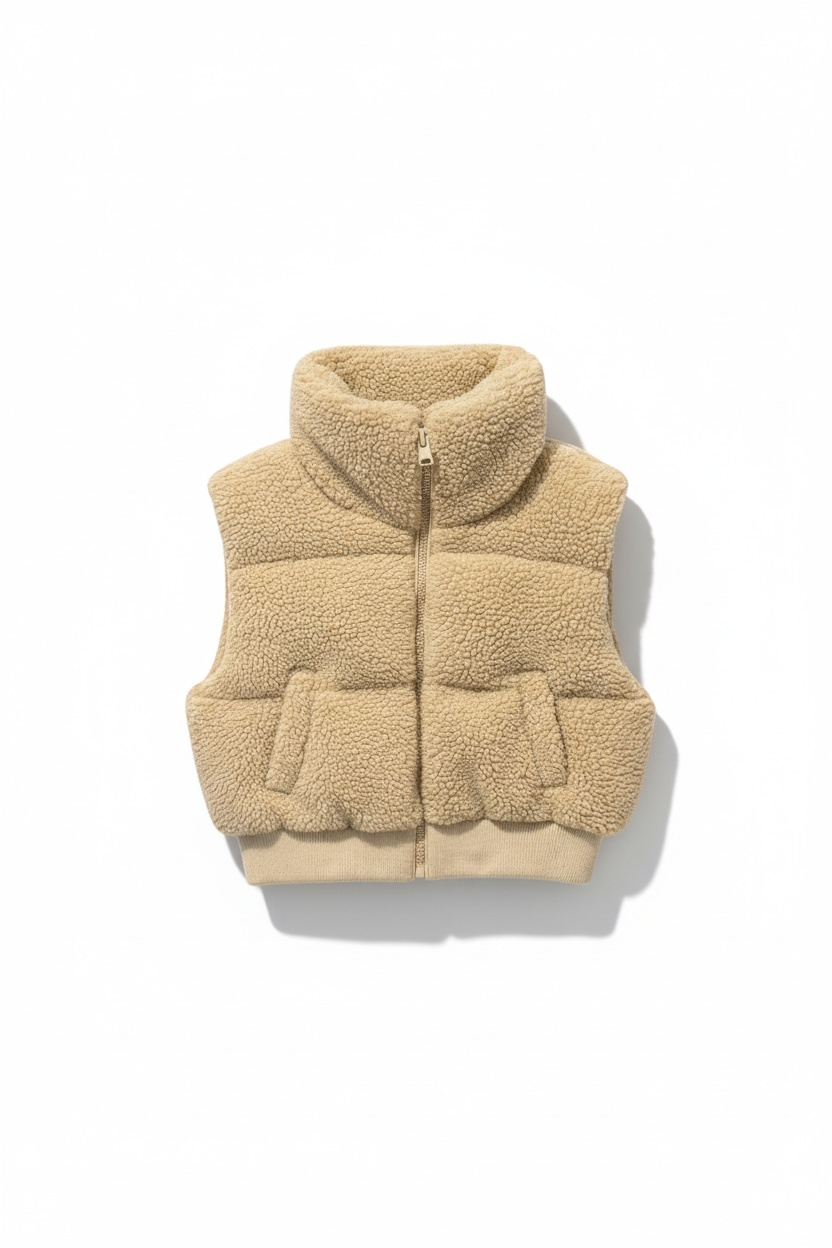 Thick Sherpa Teddy Vest