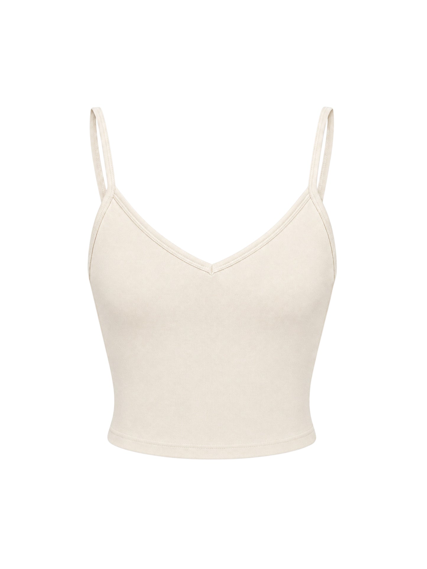 Solid V Neck Tank Top