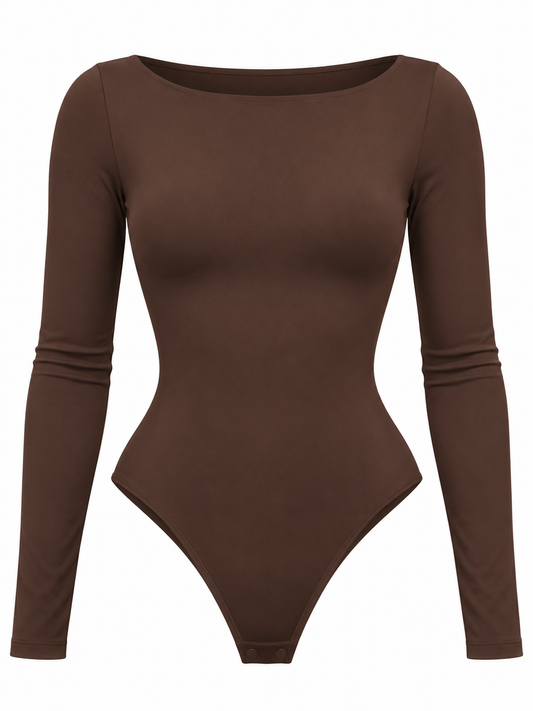 Wide-Neck Bodysuit