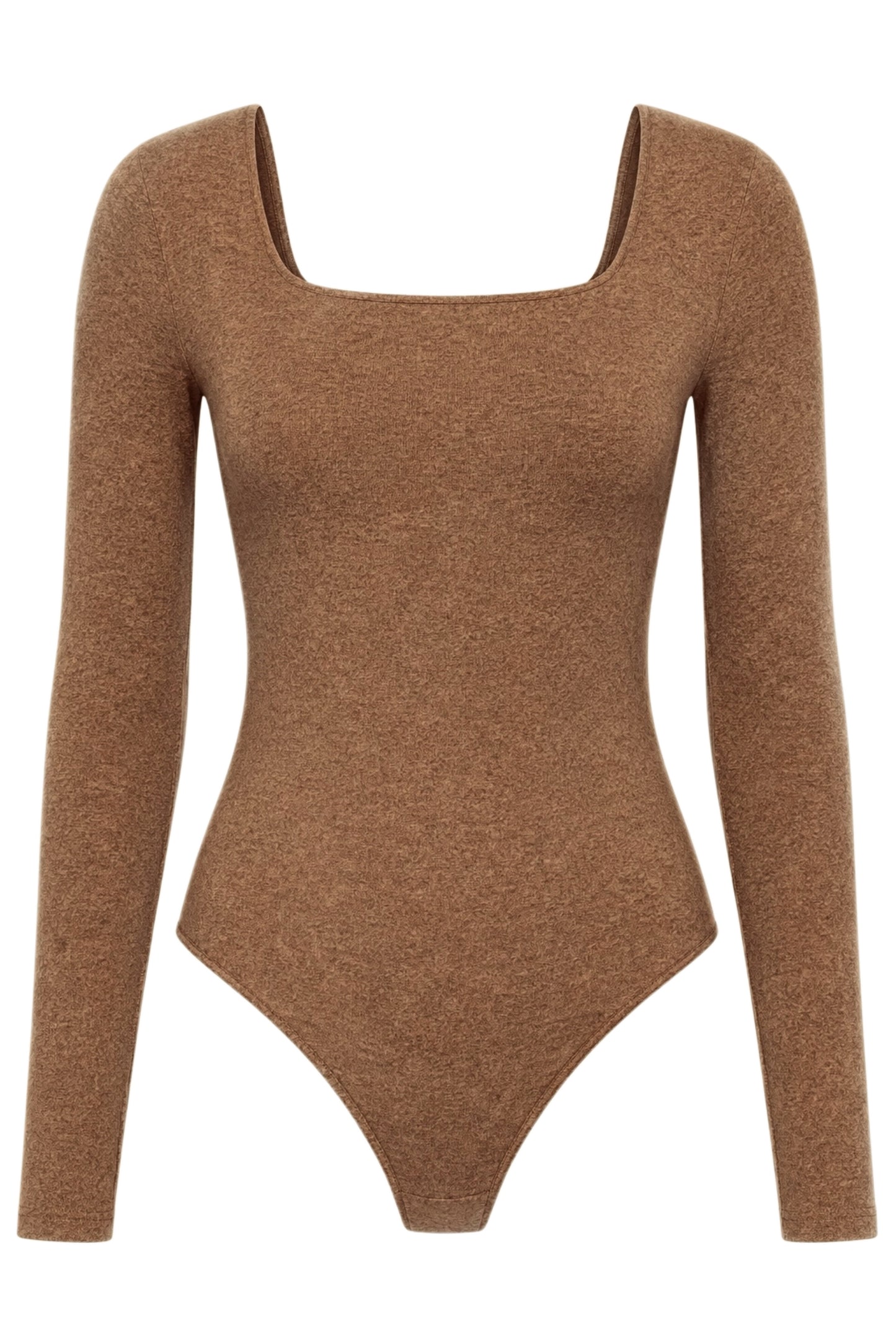 Soft Ribbed Square Neck Body Suit