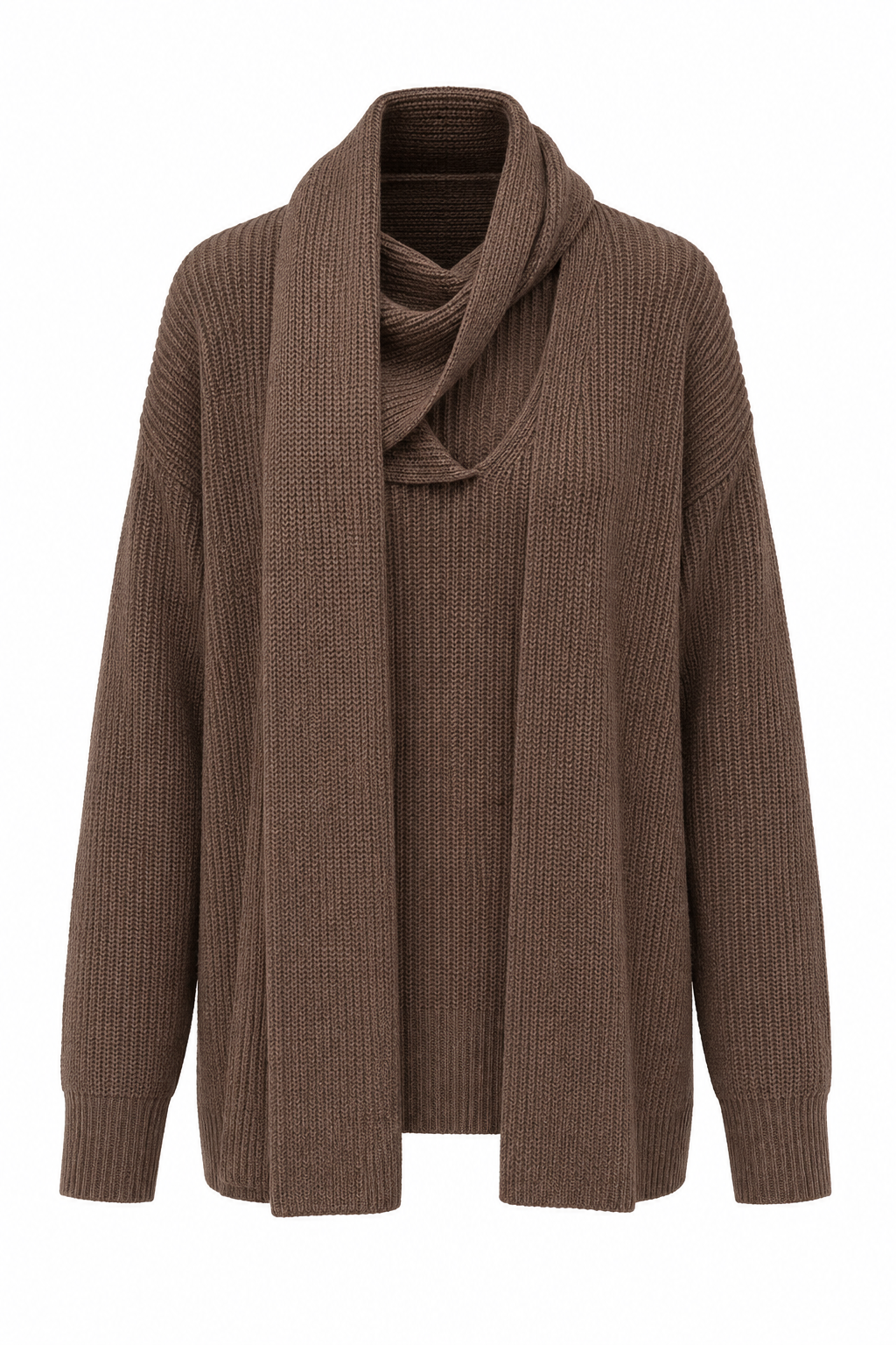 Knit Scarf Sweater