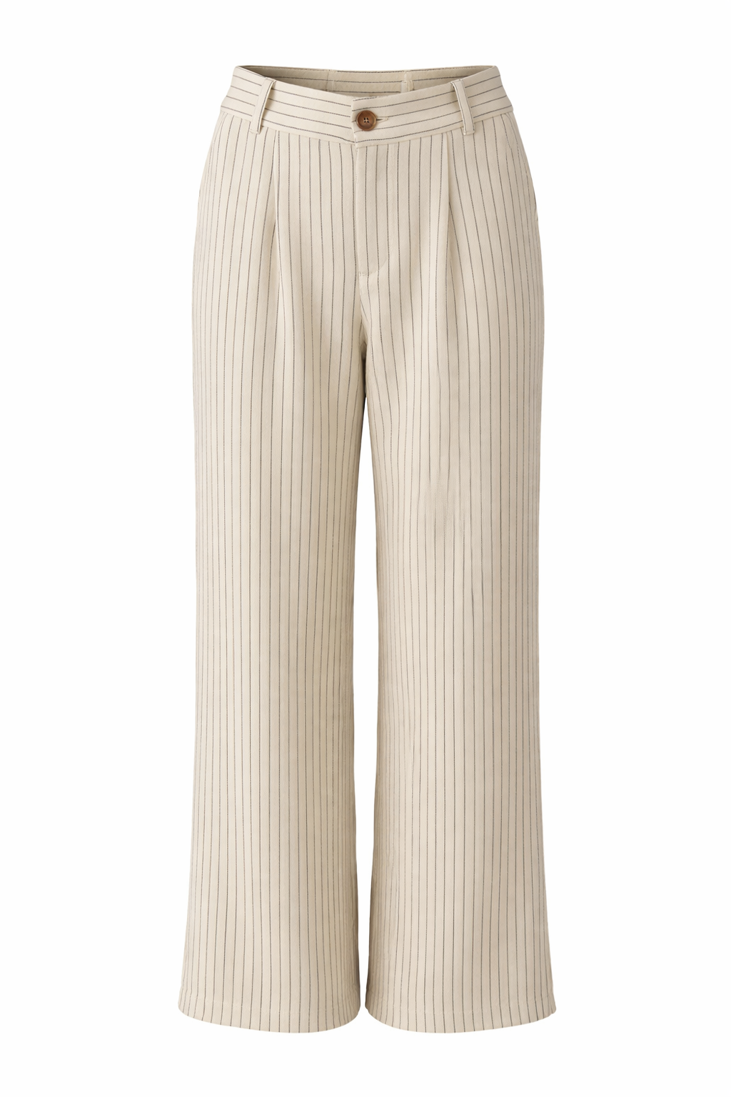 Pin Stripe Linen Wide Leg Dress Pants