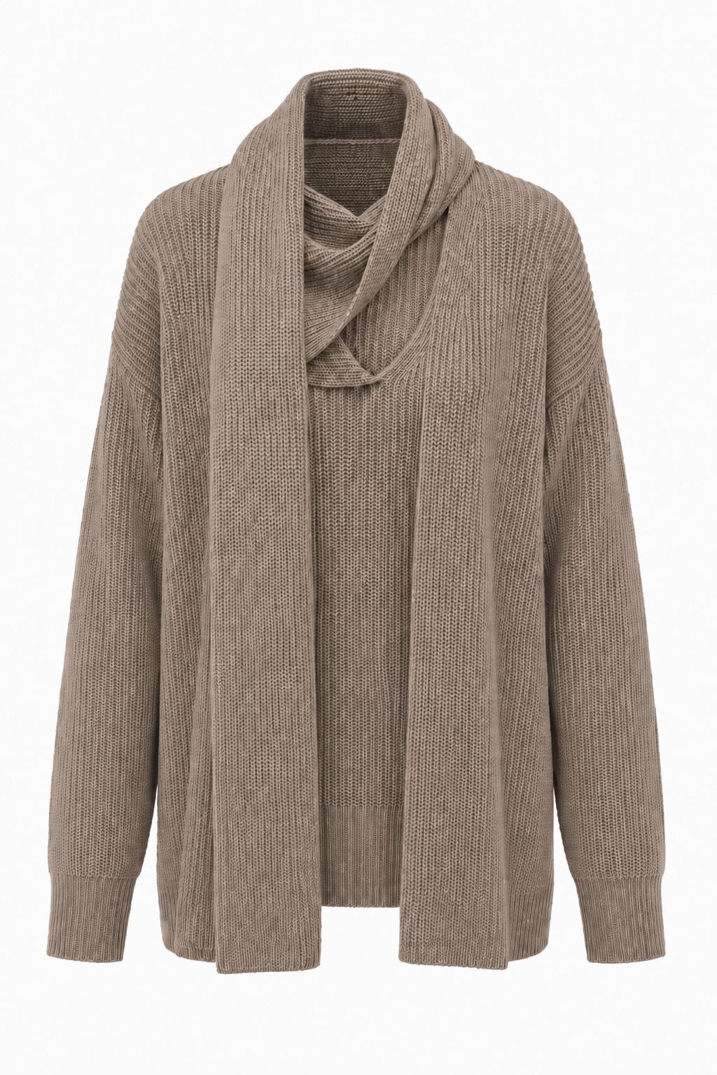 Knit Scarf Sweater